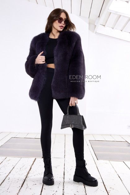 шуба из меха финского песца