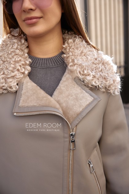 Дубленка женская из мериноса