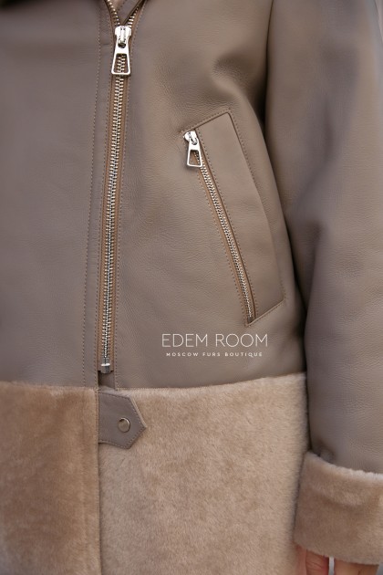 Дубленка женская из мериноса