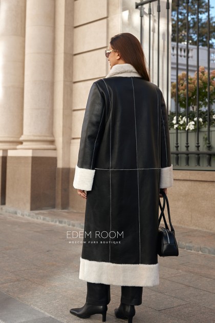 женская дублёнка из силки