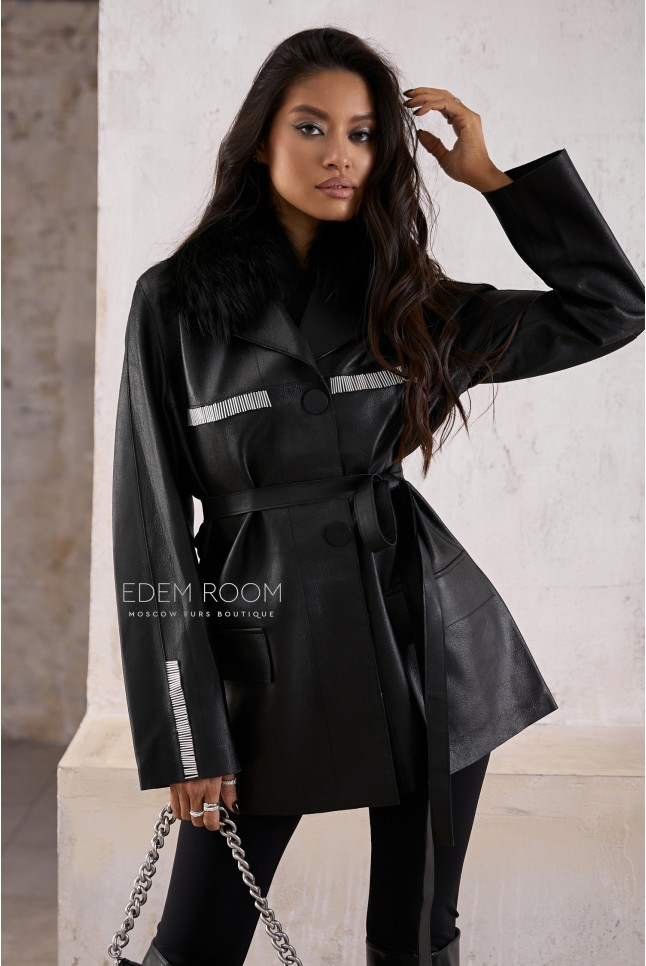 итальянская кожаная куртка ручной работы