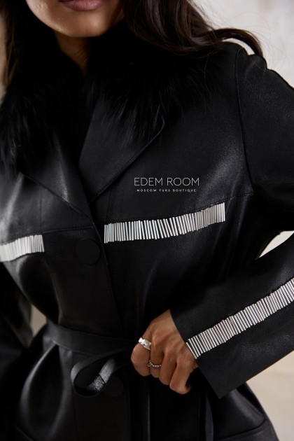 итальянская кожаная куртка ручной работы