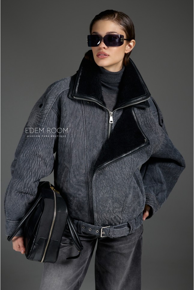 молодежная куртка - дублёнка