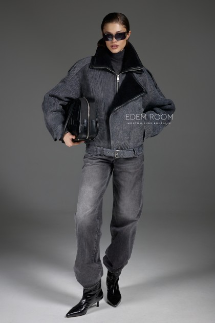 молодежная куртка - дублёнка