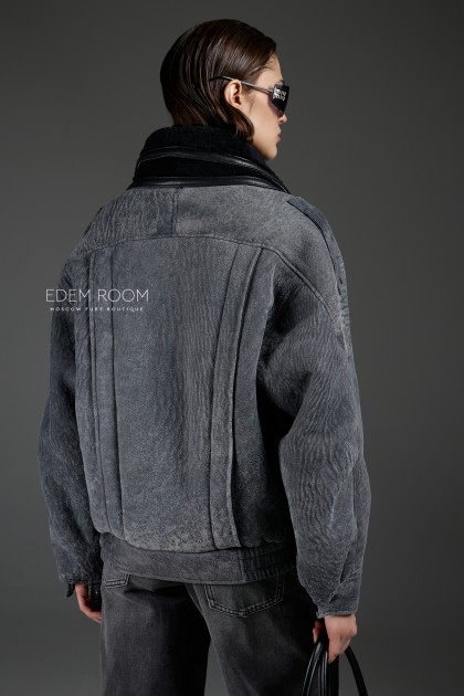 молодежная куртка - дублёнка