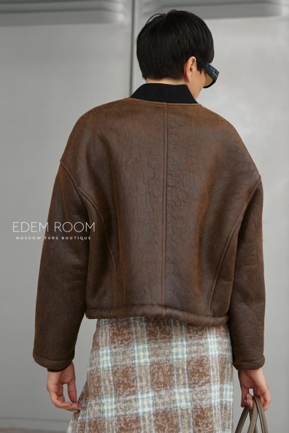 молодежная курта - дублёнка