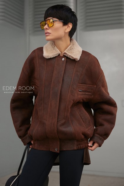 куртка - дублёнка на резинке