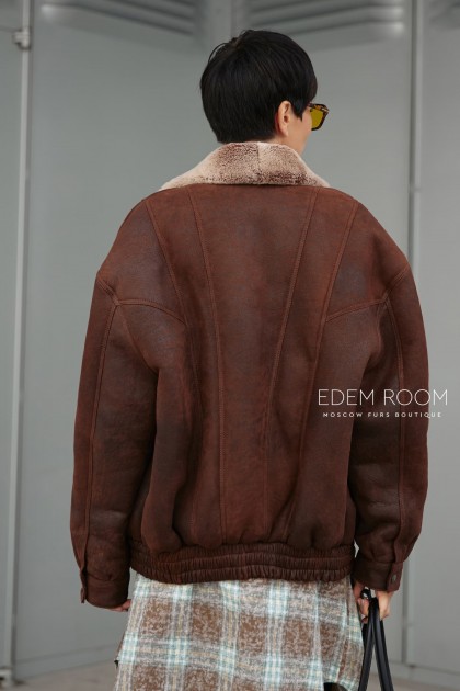 куртка - дублёнка на резинке