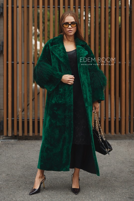 женская шубка - дубленка