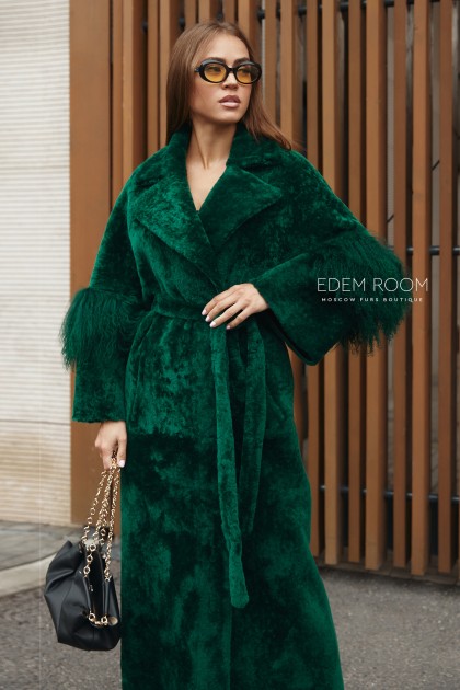 женская шубка - дубленка