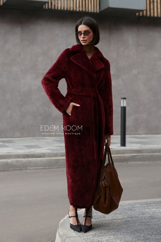 стильная шубка - дублёнка