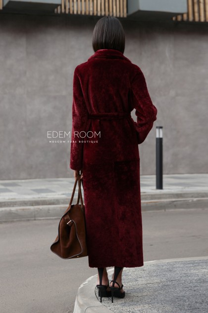 стильная шубка - дублёнка