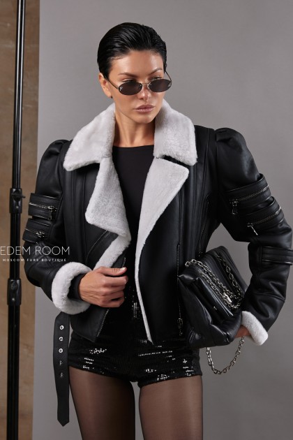 короткая куртка - дубленка