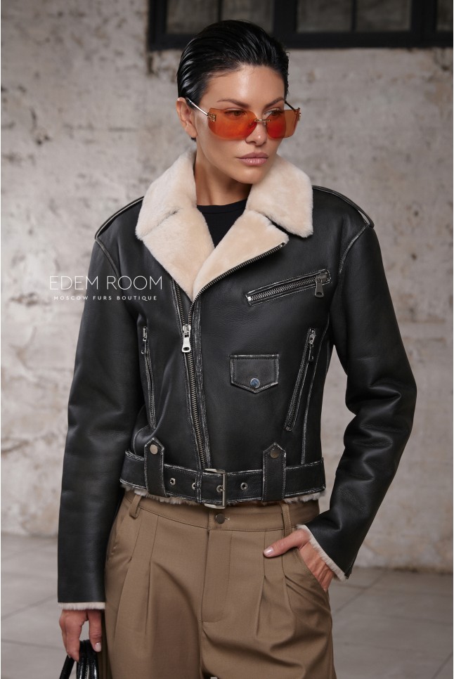 короткая дублёнка - косуха