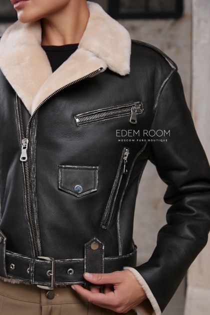 короткая дублёнка - косуха