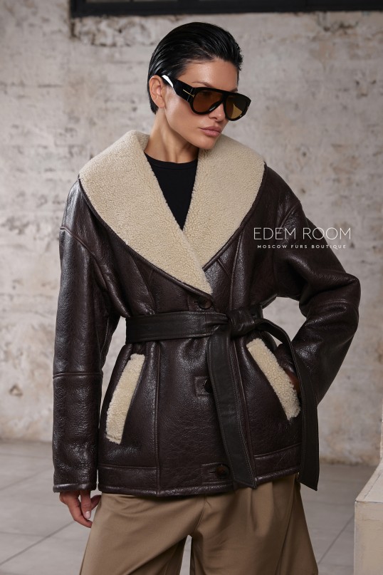 молодежная куртка - дублёнка 