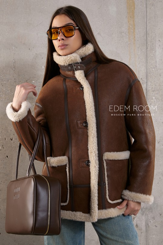 двухсторонняя дублёнка из овчины