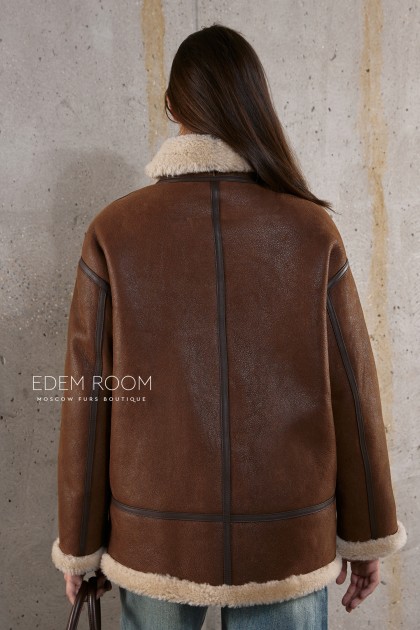двухсторонняя дублёнка из овчины