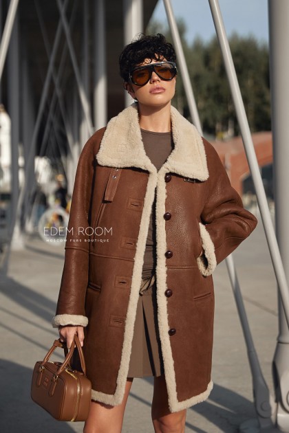 современная дублёнка 