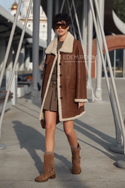 современная дублёнка 