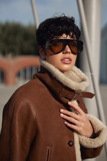 современная дублёнка 