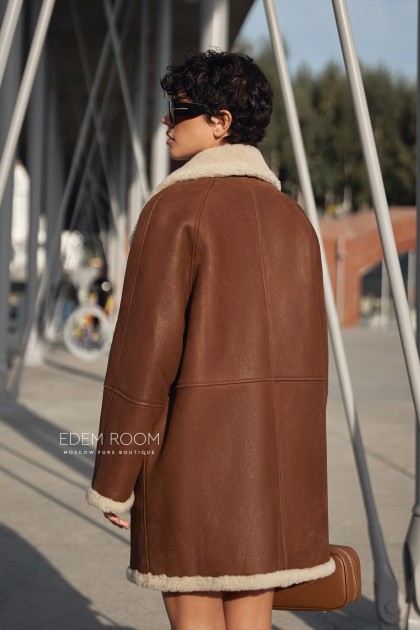 современная дублёнка 