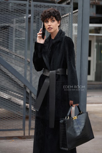 пальто - дублёнка от Donna Bacconi