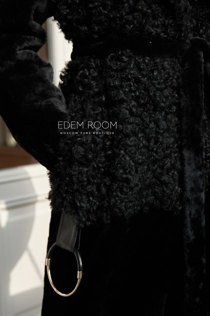 дублёнка из испанского мериноса и тиградо