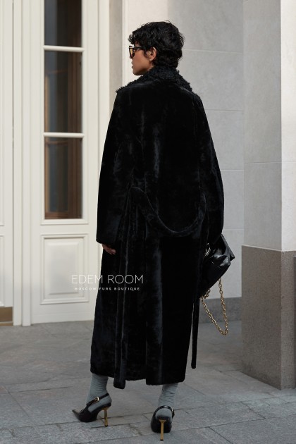 дублёнка из испанского мериноса и тиградо