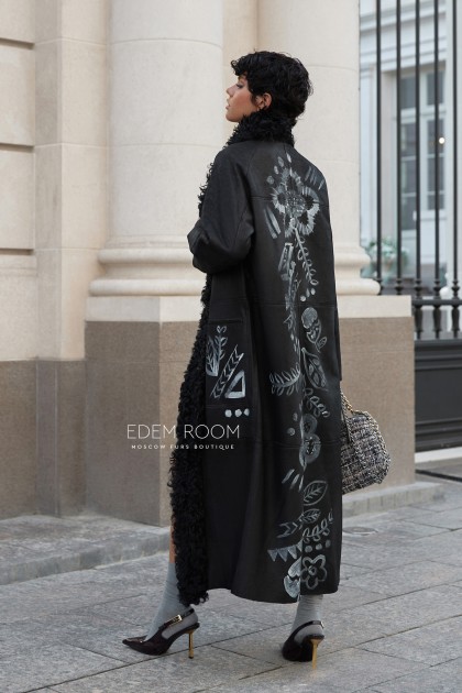 двухсторонняя шубка - дублёнка 