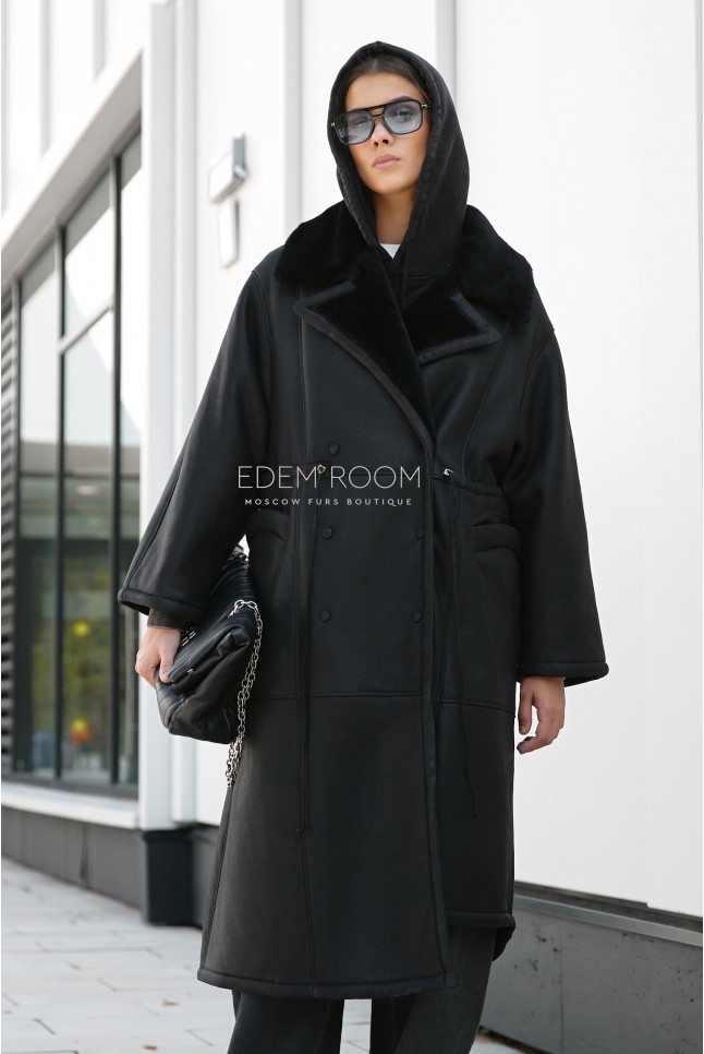 дублёнка женская из кожи силка