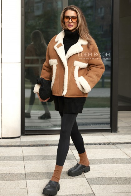 современная куртка - дублёнка