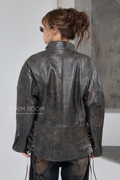 спортивная кожаная куртка