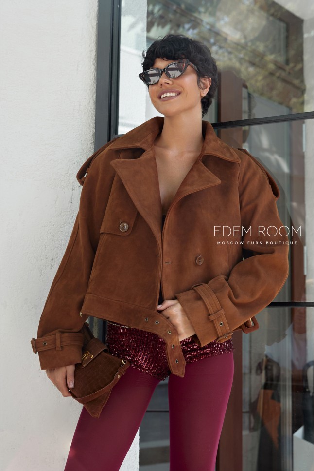 современная замшевая куртка