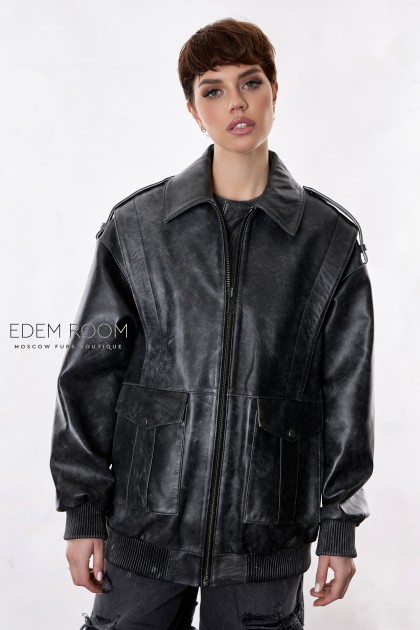 современная кожаная куртка