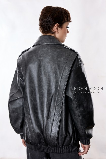 современная кожаная куртка
