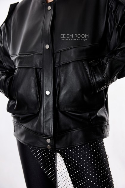 современная кожаная куртка