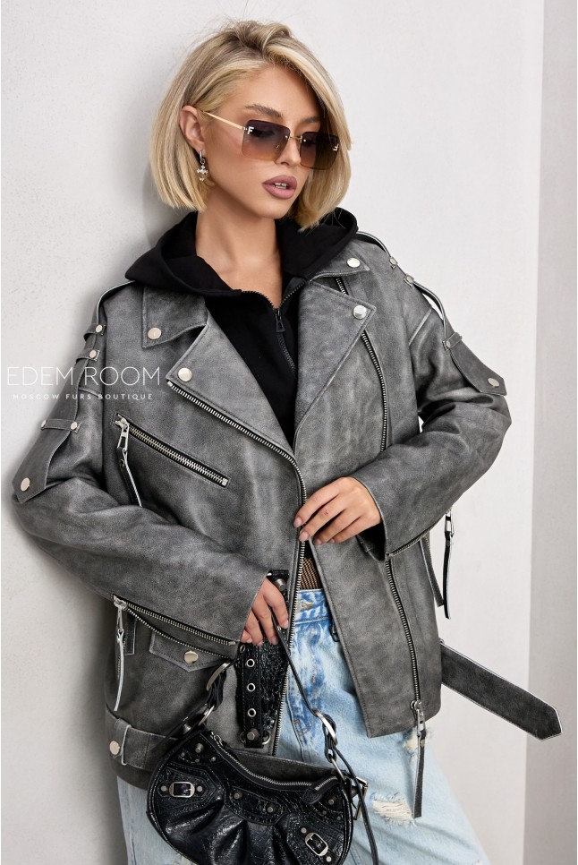 Косуха из винтажной кожи