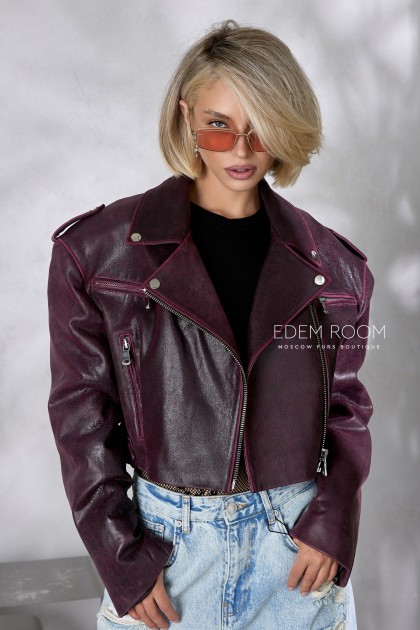 Короткая кожаная куртка - косуха