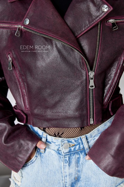 Короткая кожаная куртка - косуха