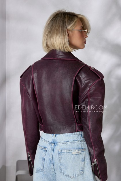 Короткая кожаная куртка - косуха