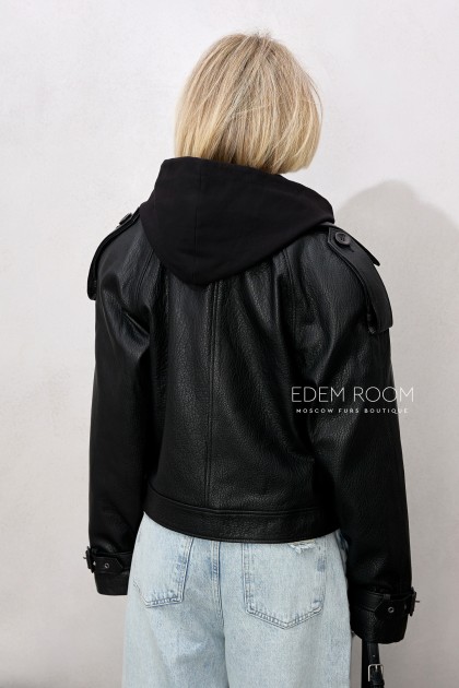 Кожаная куртка в стиле YVES SAINT LAURENT