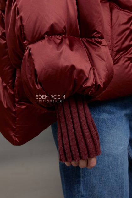 короткая куртка - пуховик скапюшоном короткая куртка - пуховик скапюшоном