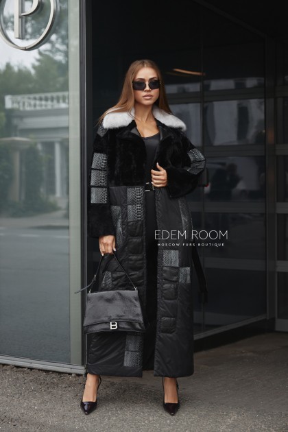 Пальто - дублёнка из мериноса Пальто - дублёнка из мериноса