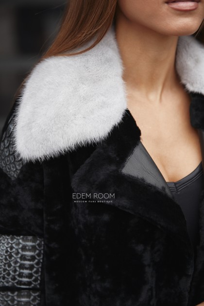 Пальто - дублёнка из мериноса Пальто - дублёнка из мериноса