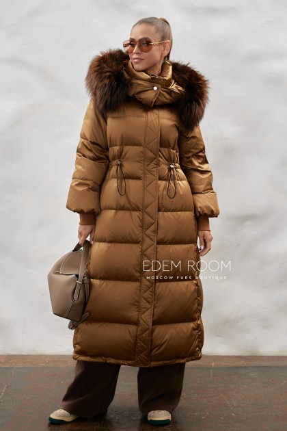 удлинённый пуховик - пальто