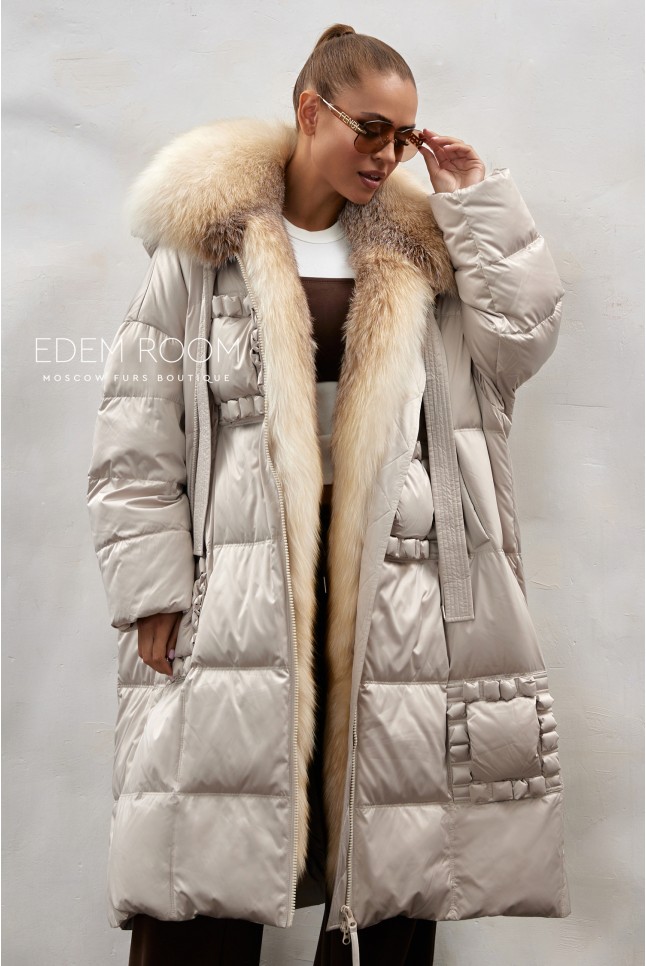 женское пуховое пальто