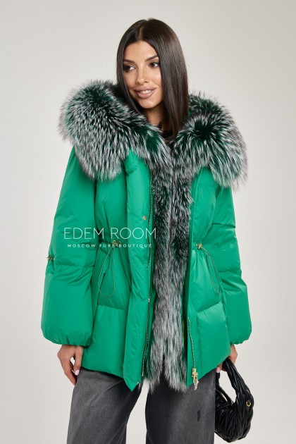 молодежная куртка на пуху 