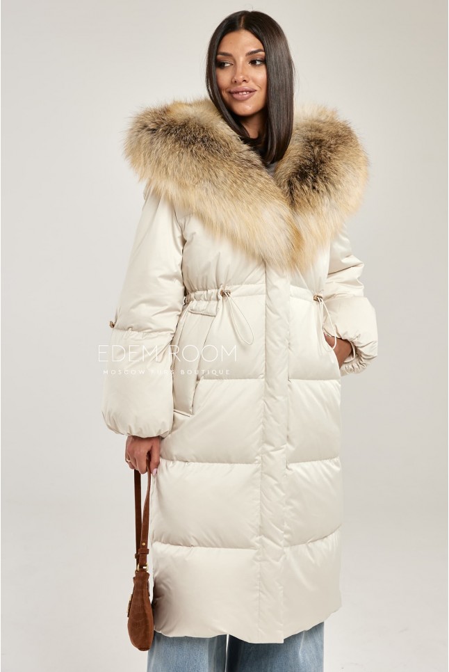 зимнее пуховое пальто с мехом зимнее пуховое пальто с мехом