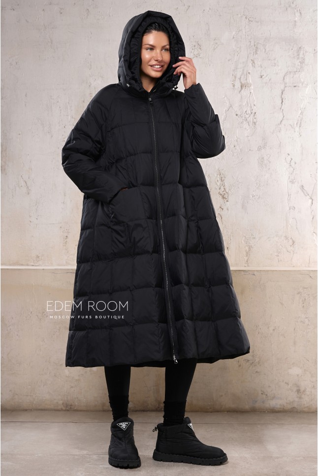 невесомое пуховое пальто 